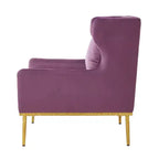 Christopher Knight Home Galina sillón moderno de terciopelo con almohada