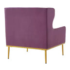 Christopher Knight Home Galina sillón moderno de terciopelo con almohada