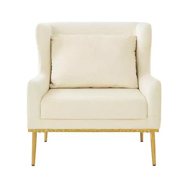Christopher Knight Home Galina sillón moderno de terciopelo con almohada