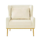 Christopher Knight Home Galina sillón moderno de terciopelo con almohada