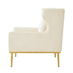 Christopher Knight Home Galina sillón moderno de terciopelo con almohada