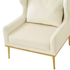Christopher Knight Home Galina sillón moderno de terciopelo con almohada