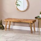 GDFStudio Hawley Boho Handmade Mango Wood Bench