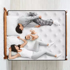 Colchón Queen Size, colchón de espuma viscoelástica de gel de 14 pulgadas para noches frescas y alivio de presión, sensación de felpa media con aislamiento de movimiento