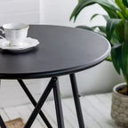 Juego de comedor plegable Roski Industrial de hierro de GDFStudio