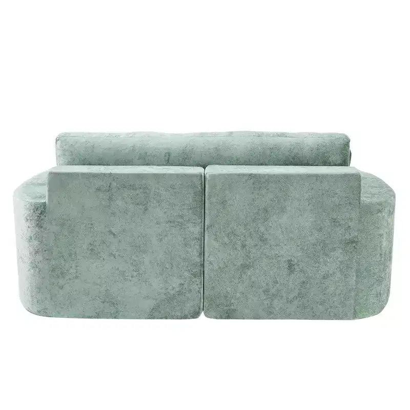 Sofá diván extra grande Polibi con portavasos y almohadas