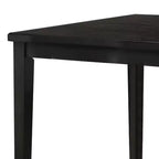 Mesa de altura de mostrador Royal Hampton, superficie rectangular de 48 pulgadas, nogal oscuro