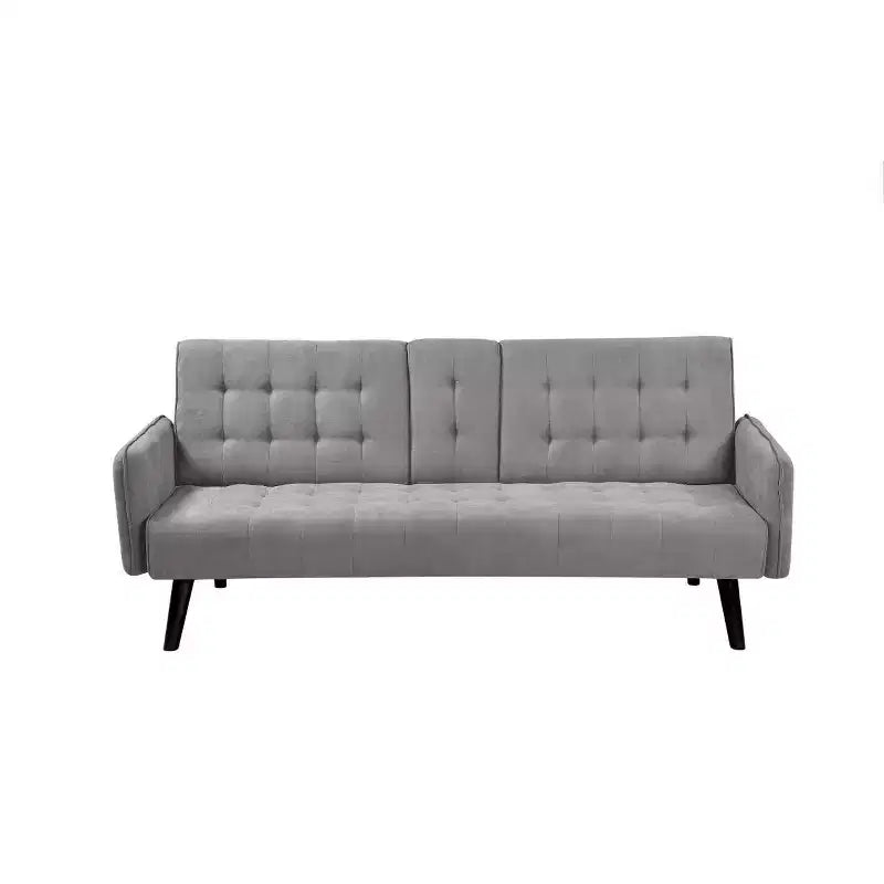 Sofá Cama Convertible Homy Casa con Portavasos y Mesa Plegable, para Sala de Estar