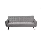 Sofá Cama Convertible Homy Casa con Portavasos y Mesa Plegable, para Sala de Estar