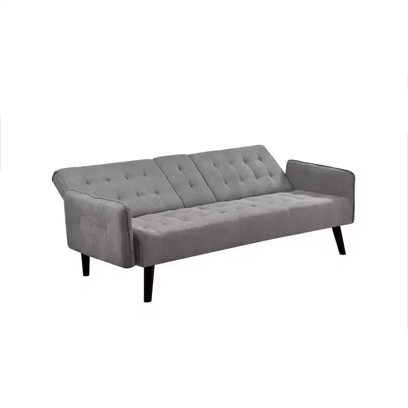 Sofá Cama Convertible Homy Casa con Portavasos y Mesa Plegable, para Sala de Estar
