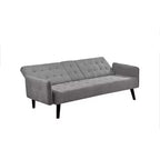 Sofá Cama Convertible Homy Casa con Portavasos y Mesa Plegable, para Sala de Estar