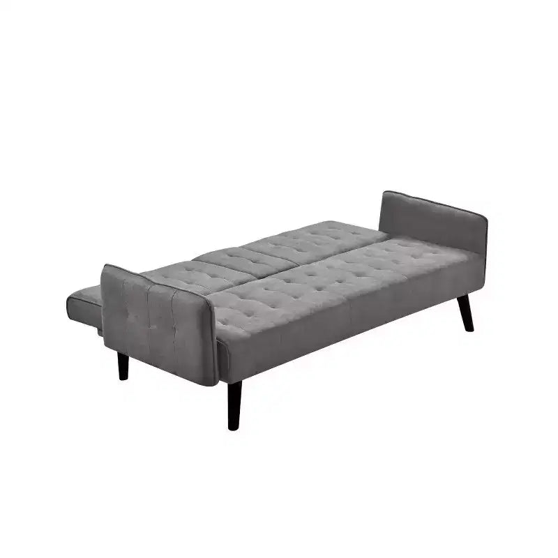 Sofá Cama Convertible Homy Casa con Portavasos y Mesa Plegable, para Sala de Estar