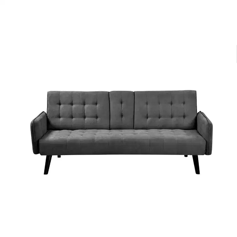 Sofá Cama Convertible Homy Casa con Portavasos y Mesa Plegable, para Sala de Estar