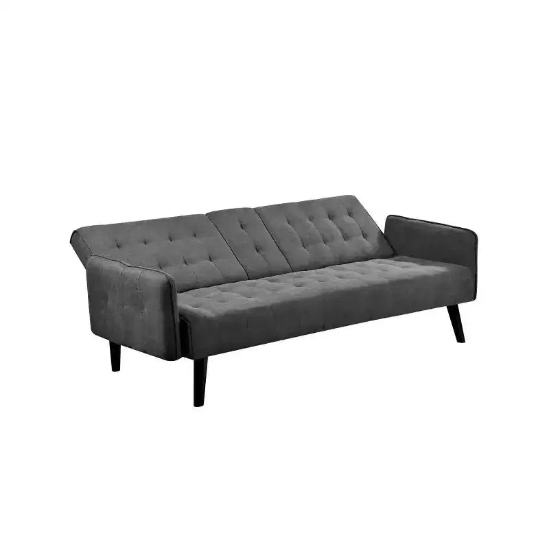 Sofá Cama Convertible Homy Casa con Portavasos y Mesa Plegable, para Sala de Estar