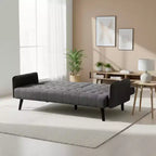 Sofá Cama Convertible Homy Casa con Portavasos y Mesa Plegable, para Sala de Estar