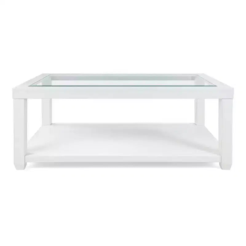 Jofran, Urban Icon Contemporary Rectangular Glass Inlay Coffee Table