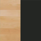 Mesa de interior de madera maciza rectangular Bennett de Flash Furniture con base de hierro fundido redonda de 18 pulgadas, resistente a la oxidación y con altura de barra