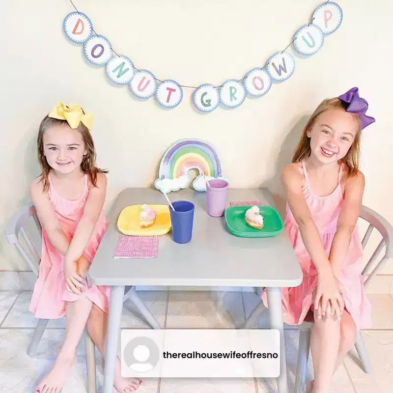 Mesa y silla infantiles