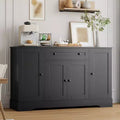 Sideboard Buffet, Four-Door Sideboard Storage Cabinet with Cabinet Doors, Kitchen Dining Storage Cabinet, Versatile Coffee Bar