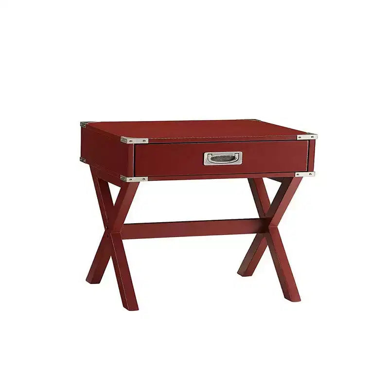 Royal Hampton End Table, Red