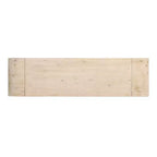 Mesa consola curvada con 2 cajones para recibidor, mesa de entrada minimalista de madera con almacenamiento para sala de estar