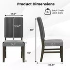 Silla de comedor 4 sillas tapizadas en tela de terciopelo de mediados de siglo modernas
