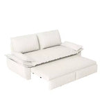 Whisen Sofá Cama 3 en 1 de Terciopelo Tamaño Queen, Sofá Loveseat Convertible