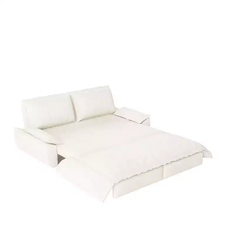 Whisen Sofá Cama 3 en 1 de Terciopelo Tamaño Queen, Sofá Loveseat Convertible