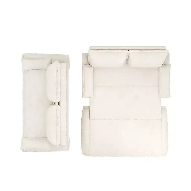 Whisen Sofá Cama 3 en 1 de Terciopelo Tamaño Queen, Sofá Loveseat Convertible