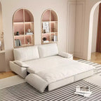 Whisen Sofá Cama 3 en 1 de Terciopelo Tamaño Queen, Sofá Loveseat Convertible