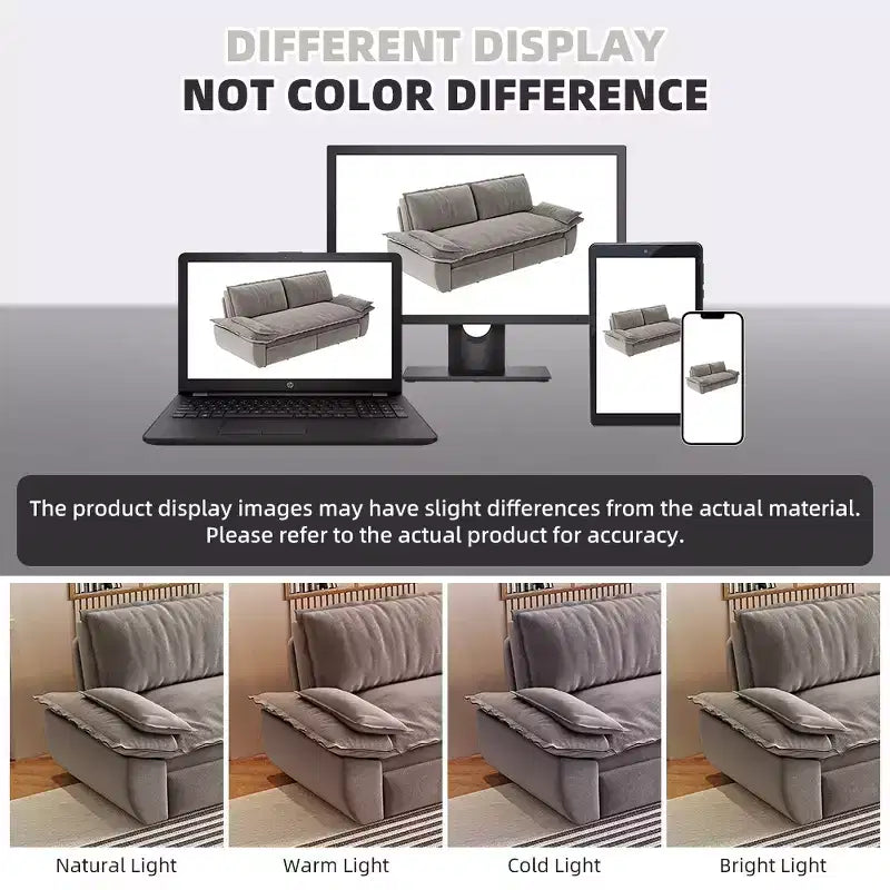 Whisen Sofá Cama 3 en 1 de Terciopelo Tamaño Queen, Sofá Loveseat Convertible
