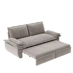 Whisen Sofá Cama 3 en 1 de Terciopelo Tamaño Queen, Sofá Loveseat Convertible