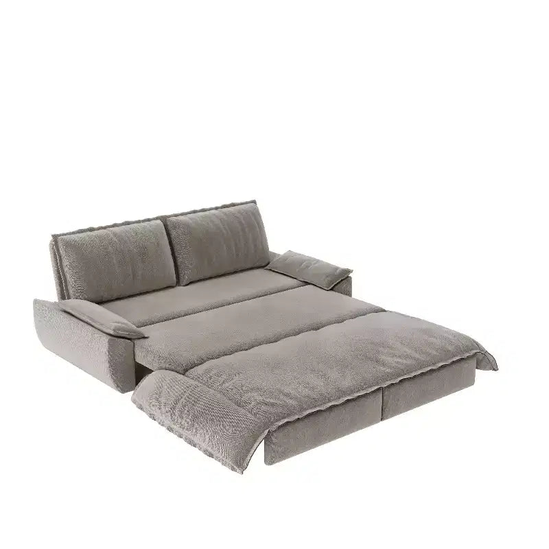 Whisen Sofá Cama 3 en 1 de Terciopelo Tamaño Queen, Sofá Loveseat Convertible
