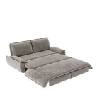 Whisen Sofá Cama 3 en 1 de Terciopelo Tamaño Queen, Sofá Loveseat Convertible