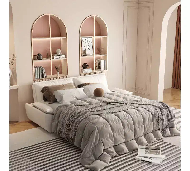 Whisen Sofá Cama 3 en 1 de Terciopelo Tamaño Queen, Sofá Loveseat Convertible