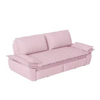 Whisen Sofá Cama 3 en 1 de Terciopelo Tamaño Queen, Sofá Loveseat Convertible