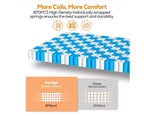 Colchón King en oferta: colchón de espuma viscoelástica de gel de 14 pulgadas, tecnología de enfriamiento, sensación media, alivio de presión, certificado CertiPUR-US, 7 capas de espuma