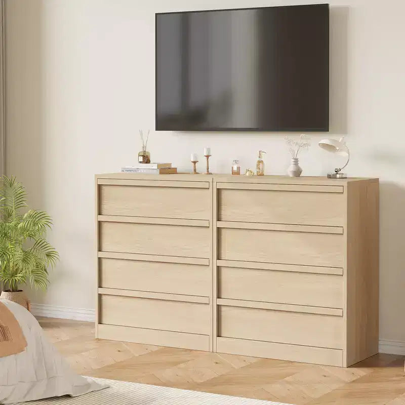 Cómoda de 4 cajones para dormitorio, mesita de noche con 4 cajones de gran almacenaje, mesa auxiliar pequeña para salón, habitación infantil, recibidor