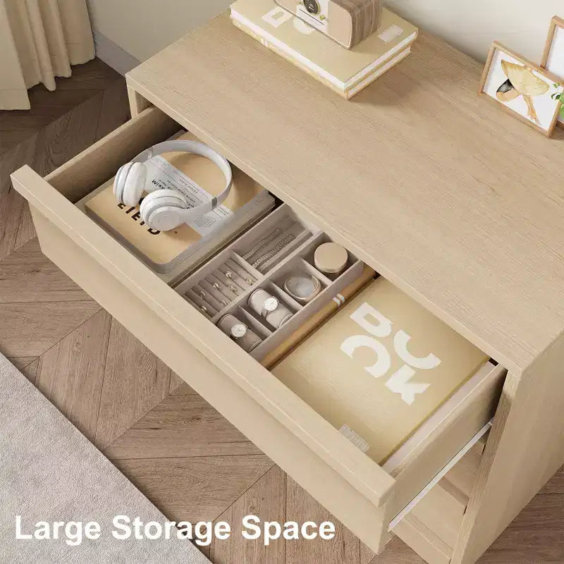Cómoda de 4 cajones para dormitorio, mesita de noche con 4 cajones de gran almacenaje, mesa auxiliar pequeña para salón, habitación infantil, recibidor