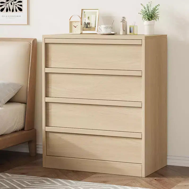 4 Drawer Dresser for Bedroom, Nightstand 4 Chest of Drawers with Large Storage, Small Bedside Table for Living Room, Nursery, Entryway
