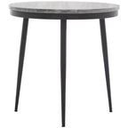 Mesa auxiliar de mármol Nylah - ACC3716 - Mármol gris/negro - Safavieh