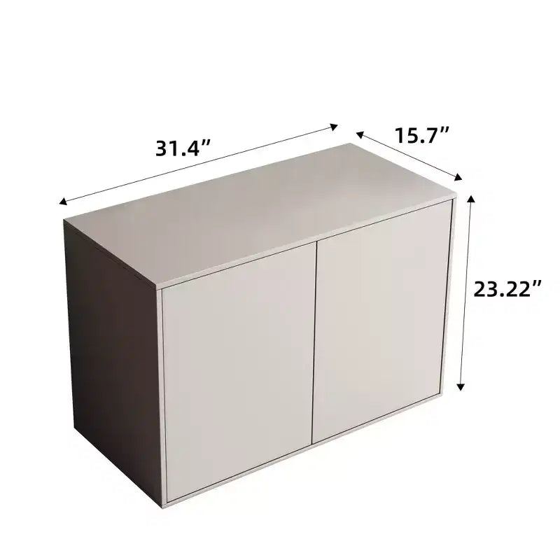 Gaoyangjiaju Tocador moderno crema de 3 cajones de 31.4 pulgadas, cómoda de empuje para abrir, mesita de noche pequeña para dormitorio, armario de almacenamiento
