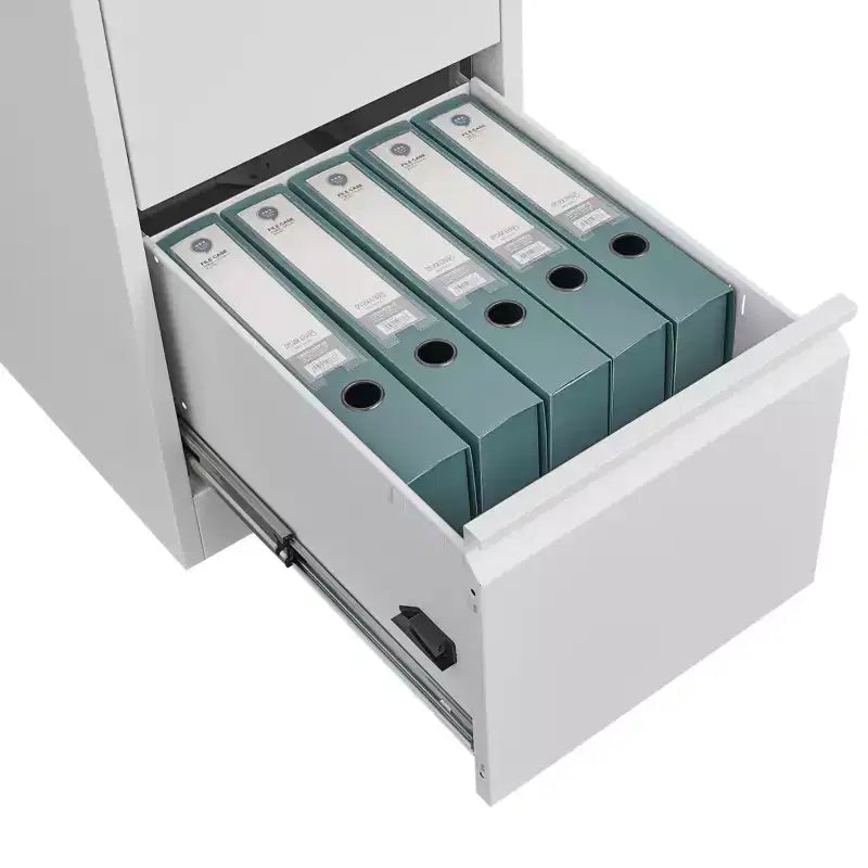 Archivador Acekool de 3 cajones con cerradura, archivador vertical de alta resistencia para oficina en casa