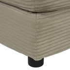 MAYEERTY 70.8 Sofá moderno Sofá modular tapizado en pana con cuatro cojines para sala de estar Marrón
