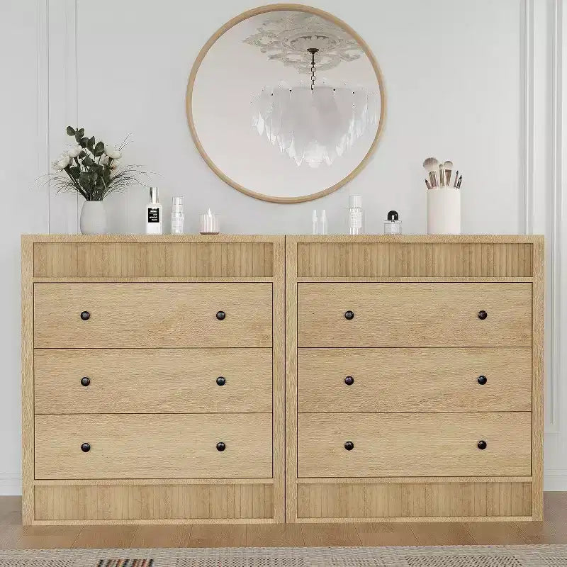 Cómoda de 3/5 cajones para dormitorio, cómoda estriada de 80 cm de ancho, mesita de noche moderna de madera, mueble de almacenamiento para pasillo, sala de estar