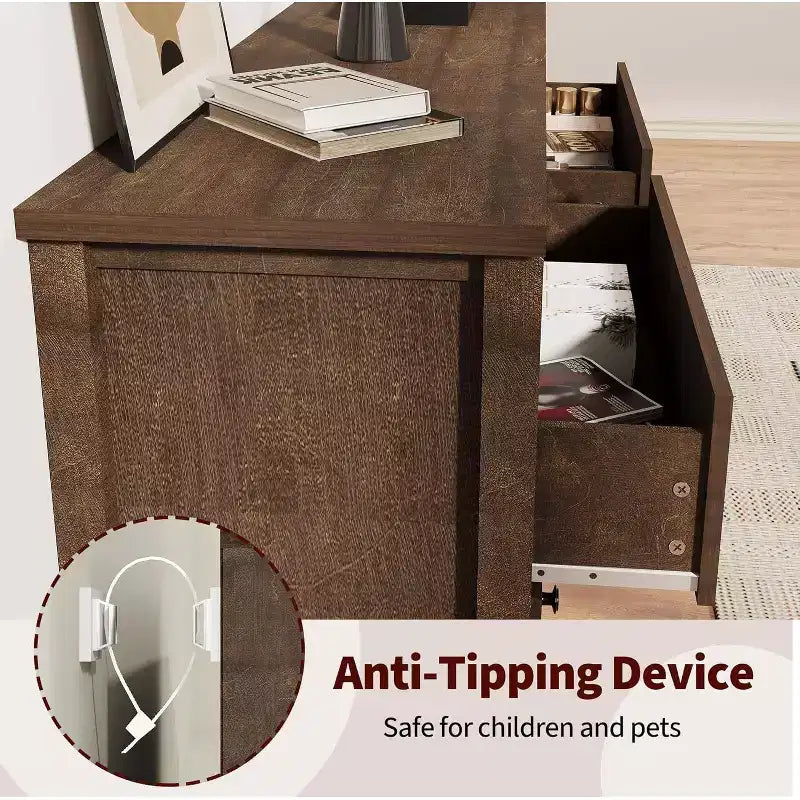 Cómoda de 3/5 cajones para dormitorio, cómoda estriada de 80 cm de ancho, mesita de noche moderna de madera, mueble de almacenamiento para pasillo, sala de estar