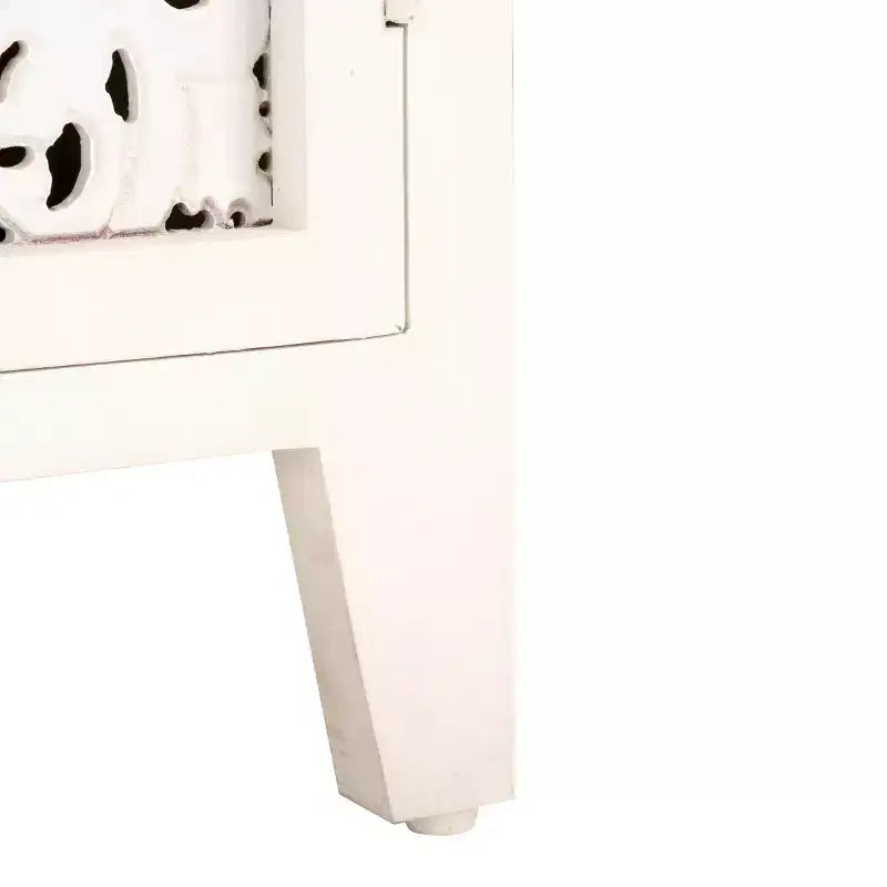 Mueble de TV Raura con 2 Estantes y 2 Puertas - MED5300 - Blanco Lavado - Safavieh