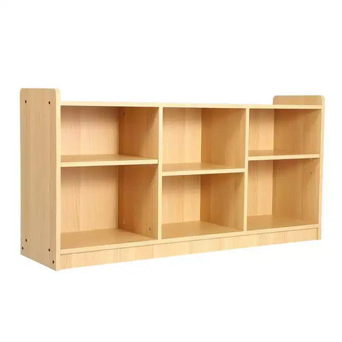 Gabinete Montessori de madera de 2 niveles para niños, estanterías para libros para niños pequeños, organizadores y almacenamiento de juguetes para niños, muebles para aulas, guarderías, salas de juegos