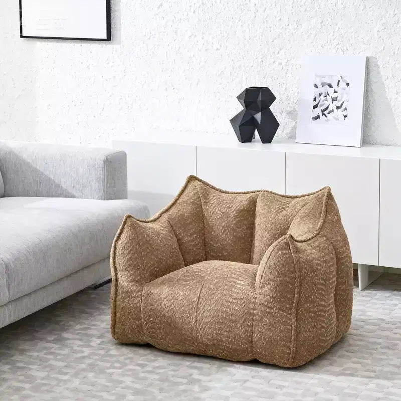 Sillones individuales con espuma de alta resiliencia para salas de estar y dormitorios, cómodos sofás cuadrados, sofás para que los adultos jueguen, lean y vean televisión