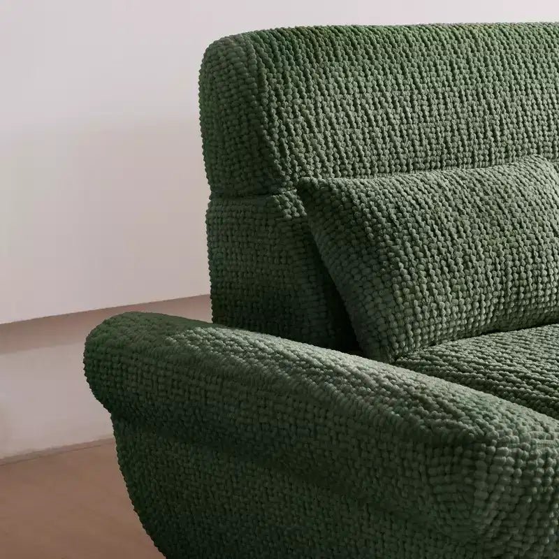 Sofá elíptico de dos plazas EHMKNP en forma de velero - Sofá de salón de lujo con espuma comprimida de alta densidad